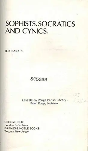 Cover of Sophists, Socratics and Cynics