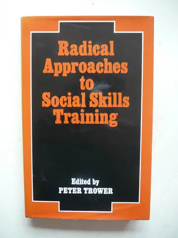 Cover of Radical Approaches to Social Skills Training