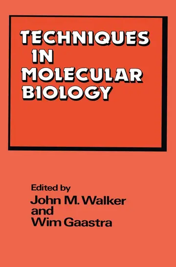 Cover of Techniques in Molecular Biology