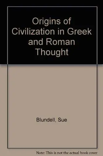 Cover of Origins of Civilization in Greek and Roman Thought