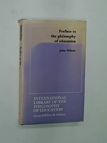 Cover of Preface to the Philosophy of Education