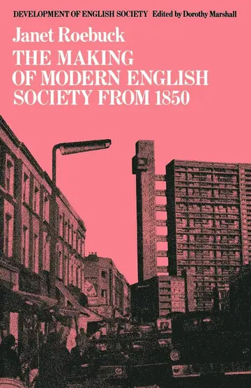 Cover of The Making of Modern English Society from 1850