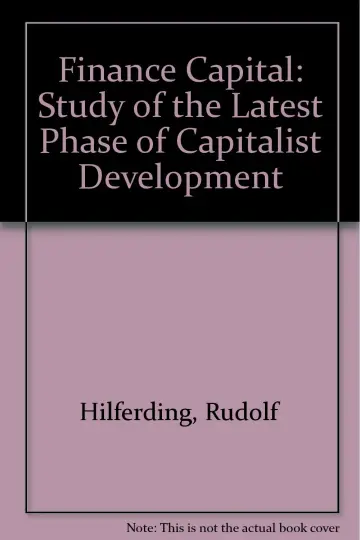 Cover of Finance Capital