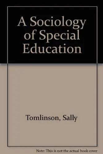 Cover of A Sociology of Special Education