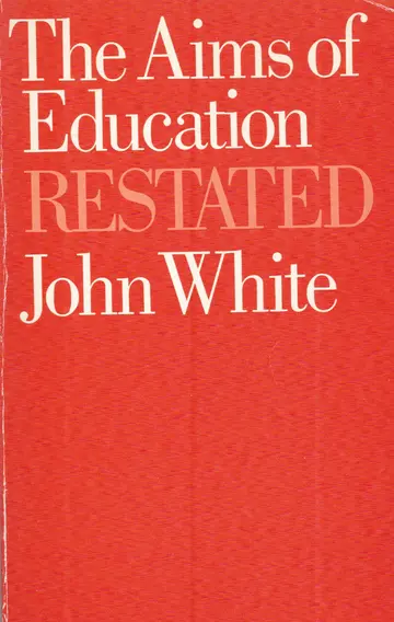 Cover of The Aims of Education Restated