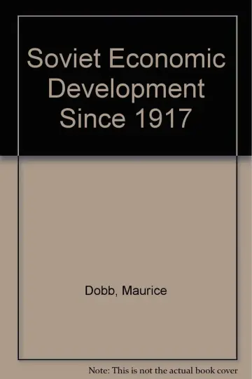 Cover of Soviet Economic Development Since 1917