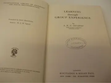 Cover of Learning Through Group Experience