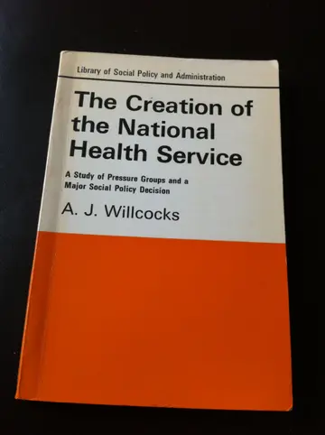 Cover of Creation of the National Health Service