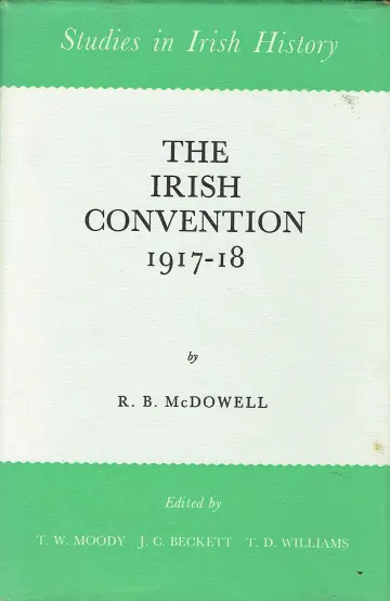 Cover of Irish Convention, 1917-18