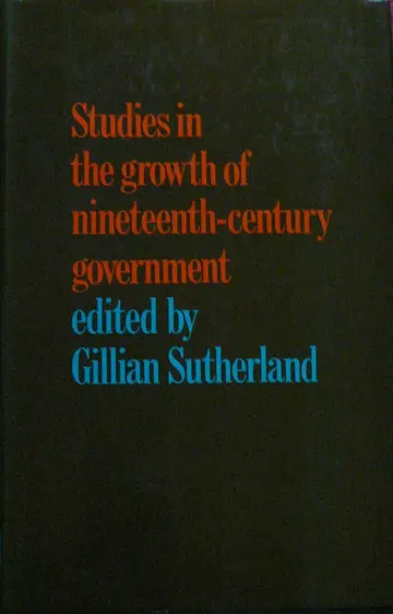 Cover of Studies in the growth of nineteenth-century government