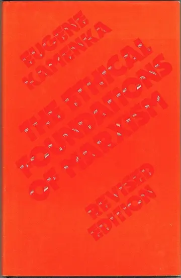 Cover of Ethical Foundations of Marxism