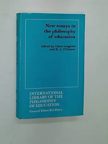 Cover of New Essays in the Philosophy of Education