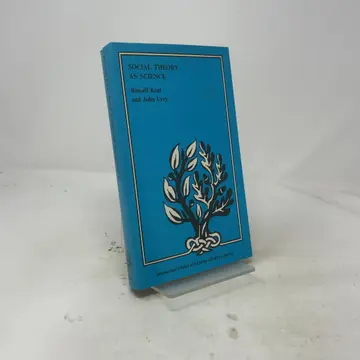 Cover of Social Theory as Science