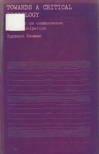 Cover of Towards a Critical Sociology