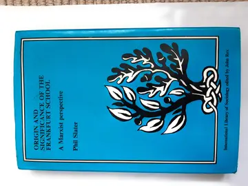 Cover of Origin and Significance of the Frankfurt School