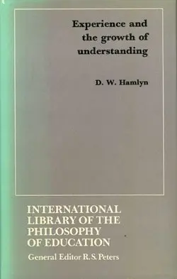 Cover of Experience and the Growth of Understanding