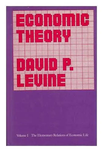 Cover of Elementary Relations of Economic Life (v. 1)