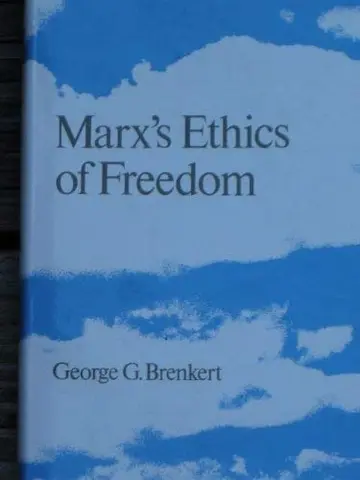 Cover of Marx's Ethics of Freedom
