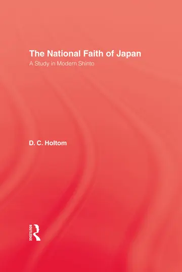 Cover of The National Faith of Japan