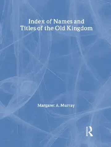 Cover of Index of Names & Titles of the