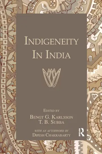 Cover of Indigeneity in India