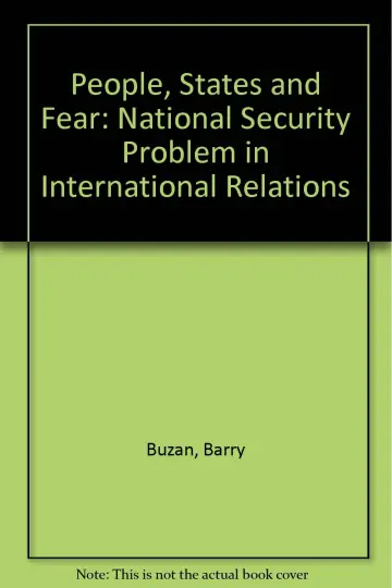 Cover of People, States and Fear