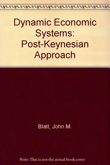 Cover of Dynamic Economic Systems