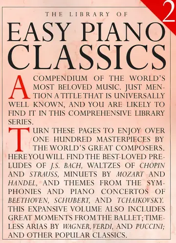 Cover of Library of Easy Piano Classics 2