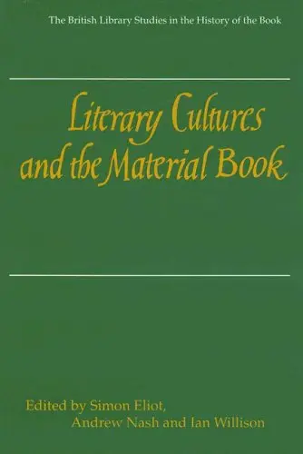 Cover of Literary Cultures and the Material Book