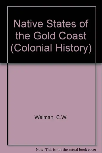 Cover of Native States of the Gold Coast