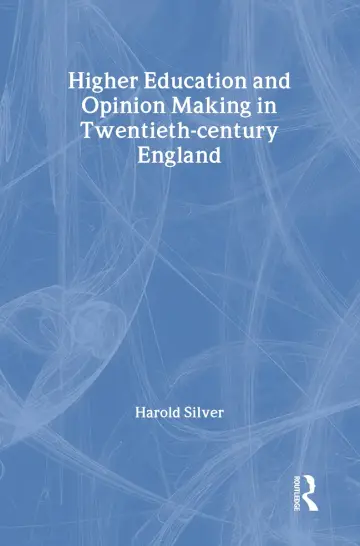 Cover of Higher Education and Policy-making in Twentieth-century England