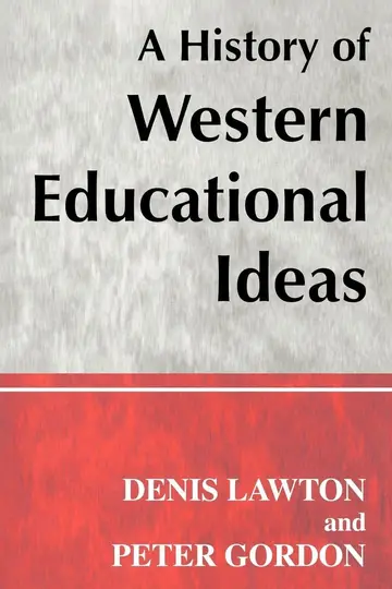 Cover of History of Western Educational Ideas