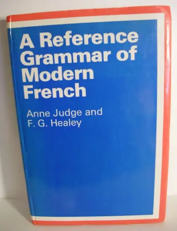 Cover of A reference grammar of modern French