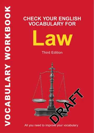 Cover of Check Your English Vocabulary for Law