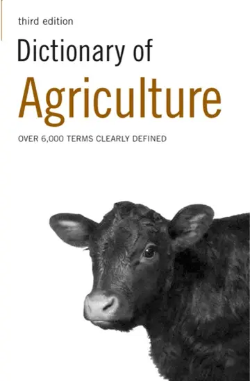 Cover of Dictionary of Agriculture