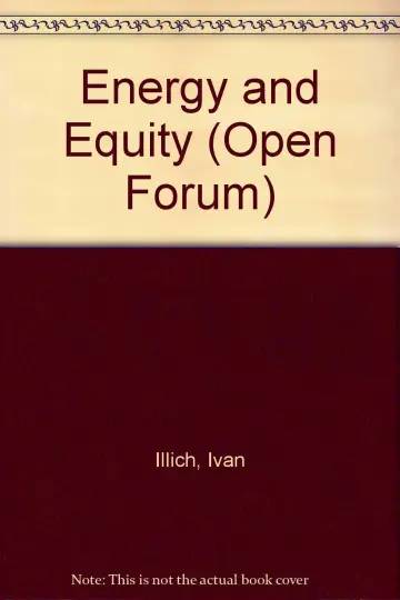 Cover of Energy and Equity