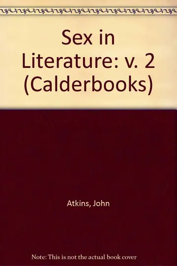 Cover of Sex in Literature