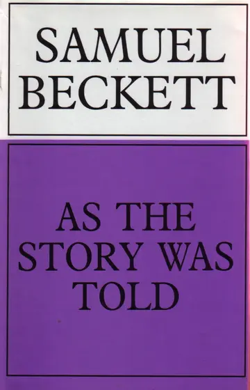 Cover of As the Story Was Told