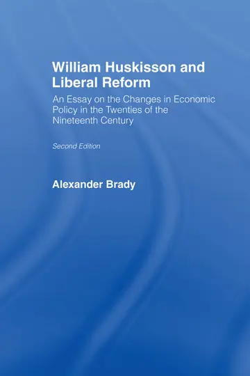 Cover of William Huskisson and Liberal Reform