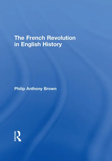 Cover of French Revolution in English History
