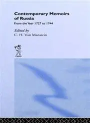 Cover of Contemporary Memoirs of Russia from 1727-1744