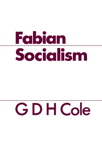 Cover of Fabian Socialism