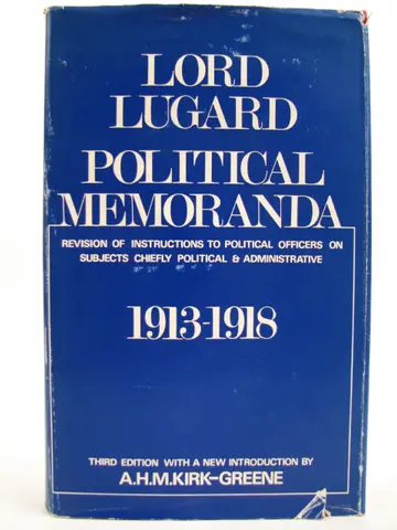 Cover of Political Memoranda