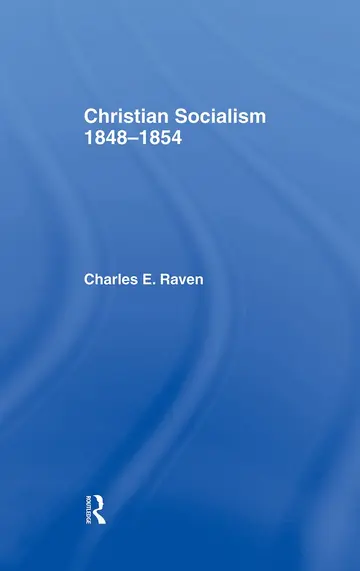 Cover of Christian Socialism, 1848-1854