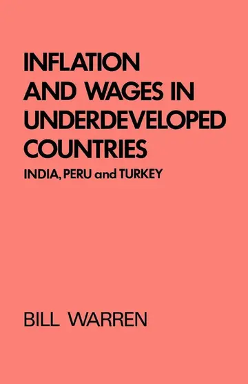 Cover of Inflation and Wages in Underdeveloped Countries