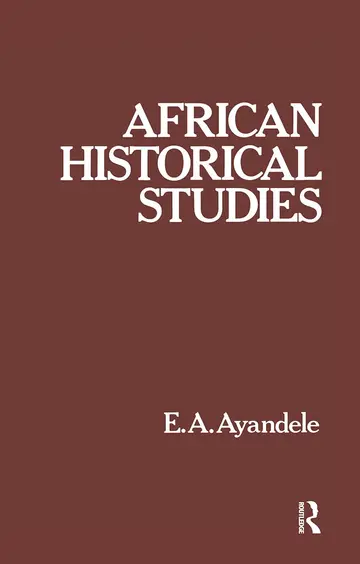 Cover of African Historical Studies