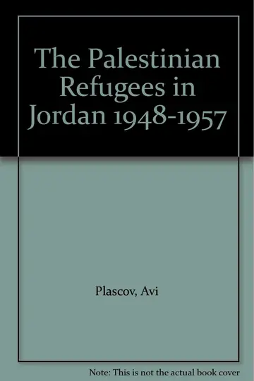 Cover of The Palestinian Refugees in Jordan 1948-1957