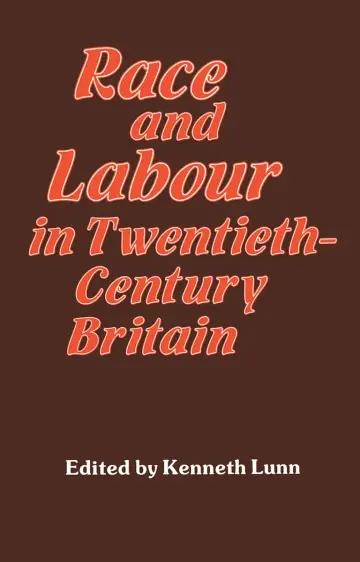 Cover of Race and Labour in Twentieth-Century Britain