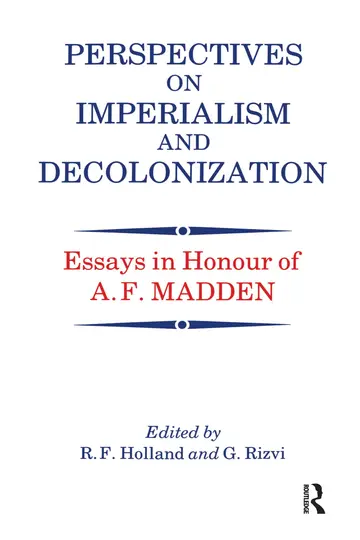 Cover of Perspectives on Imperialism and Decolonization