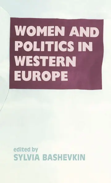 Cover of Women and Politics in Western Europe
